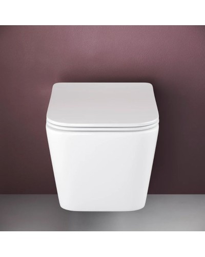 Комплект унитаза с инсталляцией Ceramica Nova Metric CN3007_1002B_1000 с сиденьем Микролифт и Черной матовой клавишей смыва