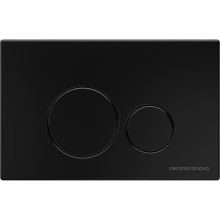 Комплект унитаза с инсталляцией Ceramica Nova Forma CN3009_1001B_1000 с сиденьем Микролифт и Черной матовой клавишей смыва