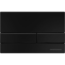 Комплект унитаза с инсталляцией Ceramica Nova Forma CN3009_1002B_1000 с сиденьем Микролифт и Черной матовой клавишей смыва