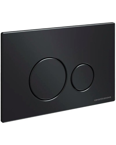 Комплект унитаза с инсталляцией Ceramica Nova Metropol CN4002MB_1001B_1000 с сиденьем Микролифт и Черной матовой клавишей смыва