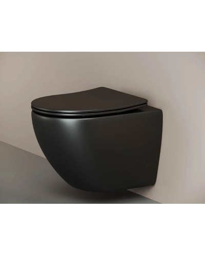 Комплект унитаза с инсталляцией Ceramica Nova Metropol CN4002MB_1001CH_1000 с сиденьем Микролифт и клавишей смыва Хром