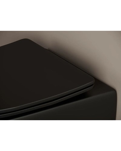 Комплект унитаза с инсталляцией Ceramica Nova Metropol CN4002MB_1002CH_1000 с сиденьем Микролифт и клавишей смыва Хром