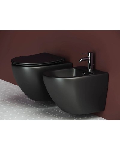 Комплект унитаза с инсталляцией Ceramica Nova Metropol CN4002MB_1002CH_1000 с сиденьем Микролифт и клавишей смыва Хром