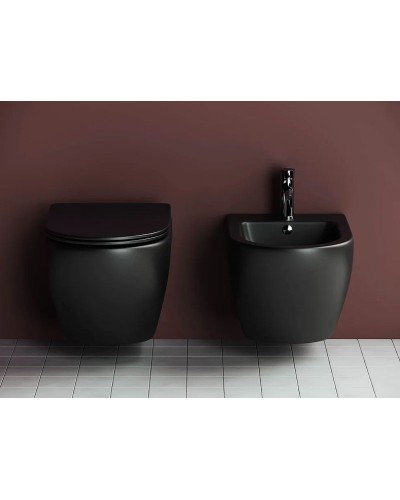 Комплект унитаза с инсталляцией Ceramica Nova Metropol CN4002MB_1002CH_1000 с сиденьем Микролифт и клавишей смыва Хром