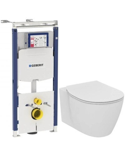 Комплект подвесной унитаз Ideal Standard Connect E771801 + E772401 + система инсталляции Geberit 111.362.00.5