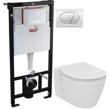 Комплект подвесной унитаз Ideal Standard Connect E771801 + E772401 + система инсталляции AlcaPlast AM101/11203:1RUSSETM71