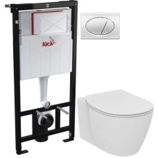Комплект подвесной унитаз Ideal Standard Connect E771801 + E772401 + система инсталляции AlcaPlast AM101/11203:1RUSSETM71