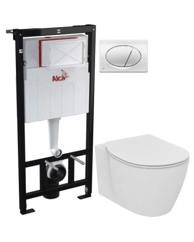 Комплект подвесной унитаз Ideal Standard Connect E771801 + E772401 + система инсталляции AlcaPlast AM101/11203:1RUSSETM71