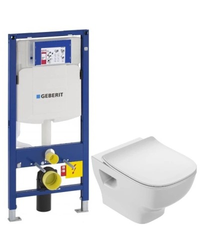 Комплект подвесной унитаз Jacob Delafon Struktura EDF102-00 + E70025-00 + система инсталляции Geberit 111.300.00.5