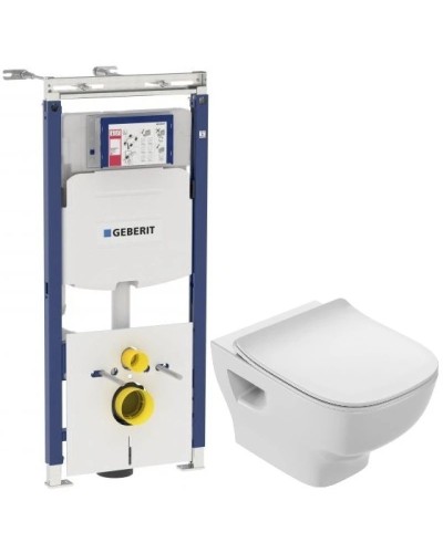 Комплект подвесной унитаз Jacob Delafon Struktura EDF102-00 + E70025-00 + система инсталляции Geberit 111.362.00.5