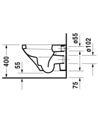 Комплект подвесной унитаз Duravit Durastyle 2536090000 + 0063790000 + система инсталляции TECE 9300302 + 9240401
