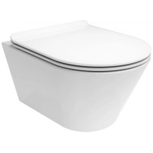 Комплект подвесной унитаз Kerama Marazzi Plaza Modern PLMR.wc.02 + PLM1.seat.02WHT + система инсталляции Grohe 38772001