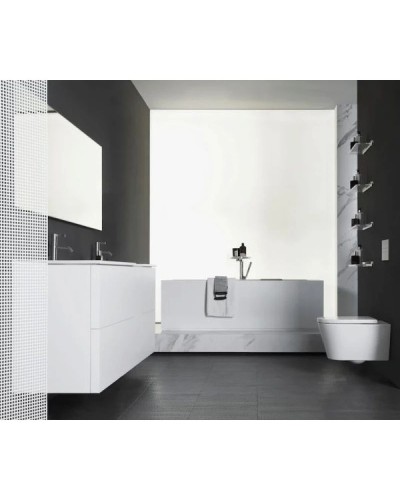 Комплект подвесной унитаз Laufen Kartell by Laufen 8.2033.6.000.000.1 + 8.9133.1.000.000.1 + система инсталляции TECE 9300302 + 9240401