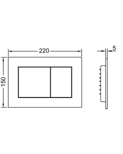 Комплект подвесной унитаз Jacob Delafon Struktura EDF102-00 + E4272-00 + система инсталляции TECE 9300302 + 9240401