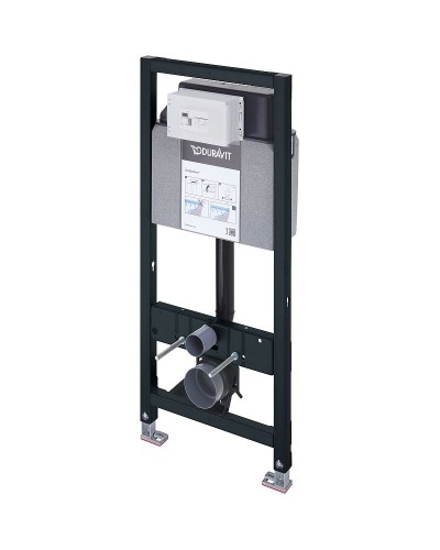 Комплект унитаза Duravit D-Neo с инсталляцией Set_D-Neo_хром с сиденьем Микролифт и клавишей смыва Хром