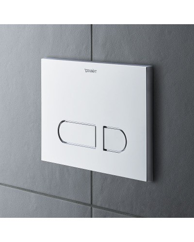 Комплект унитаза Duravit D-Neo с инсталляцией Set_D-Neo_хром с сиденьем Микролифт и клавишей смыва Хром