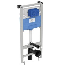 Комплект унитаза с инсталляцией Ideal Standard Connect Prosys R030701 с сиденьем Микролифт и клавишей смыва Хром