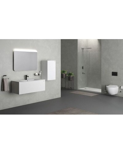 Комплект унитаза Creavit Free FE320-11CB00E-0000+KC0103.03.0000E с сиденьем Микролифт и инсталляцией Alcaplast Sadroмodul AM101/1120-0001+M70 с Белой клавишей смыва