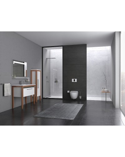 Комплект унитаза Creavit Free FE320-11CB00E-0000+KC0103.03.0000E с сиденьем Микролифт и инсталляцией Alcaplast Sadroмodul AM101/1120-0001+M678 с Черной матовой клавишей смыва