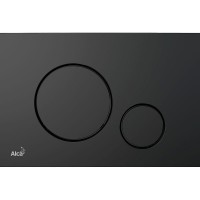 Комплект унитаза Creavit Perla TP320-11CB00E-0000+KC0703.01.0000E с сиденьем Микролифт и инсталляцией Alcaplast Sadroмodul AM101/1120-0001+M678 с Черной матовой клавишей смыва