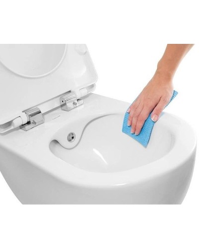 Комплект унитаза Creavit Free FE322-11CB00E-0000+KC0103.03.0000E с сиденьем Микролифт и инсталляцией Alcaplast Sadroмodul AM101/1120-0001+M678 с Черной матовой клавишей смыва