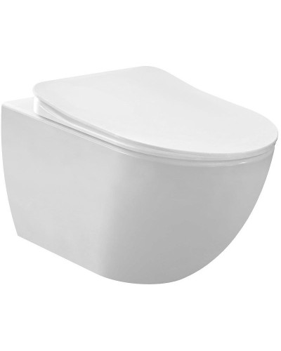 Комплект унитаза Creavit Free FE322-11CB00E-0000+KC0103.03.0000E с сиденьем Микролифт и инсталляцией Alcaplast Sadroмodul AM101/1120-0001+M371 с клавишей смыва Хром