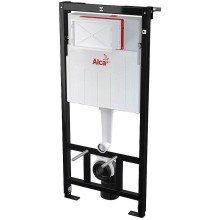 Комплект унитаза Creavit Terra TP325-11CB00E-0000+KC0103.03.0000E с сиденьем Микролифт и инсталляцией Alcaplast Sadroмodul AM101/1120-0001+M371 с клавишей смыва Хром