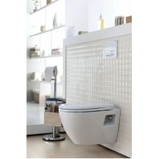 Комплект унитаза Creavit Terra TP325-11CB00E-0000+KC0103.03.0000E с сиденьем Микролифт и инсталляцией Alcaplast Sadroмodul AM101/1120-0001+M371 с клавишей смыва Хром