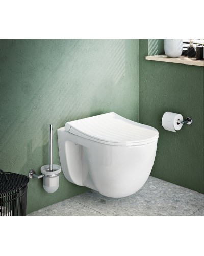 Комплект унитаза с инсталляцией Vitra S 40 9860B003-7200 с сиденьем Микролифт и клавишей смыва Хром глянцевый