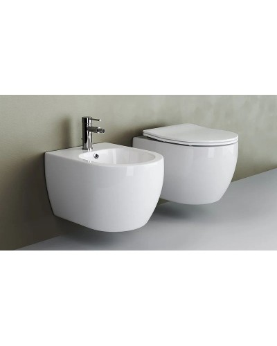 Комплект унитаза Ceramica Nova Play CN3001 с сиденьем Микролифт и инсталляцией WeltWasser WW Marberg 507 10000005949+10000005952 с клавишей смыва Хром глянцевый