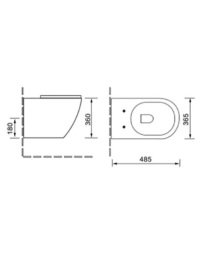 Комплект унитаза SantiLine SL-5005 с сиденьем Микролифт и инсталляцией WeltWasser WW Marberg 507 10000005949+10000005952 с клавишей смыва Хром глянцевый