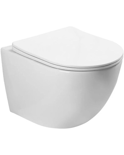 Комплект унитаза SantiLine SL-5005 с инсталляцией Grohe Rapid SL 38721001 с сиденьем Микролифт и клавишей смыва Хром