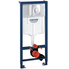 Комплект унитаза SantiLine SL-5005 с инсталляцией Grohe Rapid SL 38721001 с сиденьем Микролифт и клавишей смыва Хром