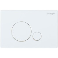 Комплект унитаза с инсталляцией BelBagno Sfera-R BB046CHR/BB2111SC/BB002-80/BB014-SR-BIANCO с сиденьем Микролифт и Белой клавишей смыва