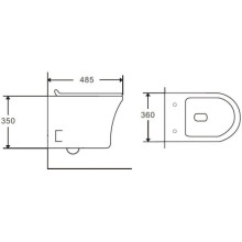 Комплект подвесной унитаз Orange C01-100W + система инсталляции Jacob Delafon E5504-NF + E4326-00