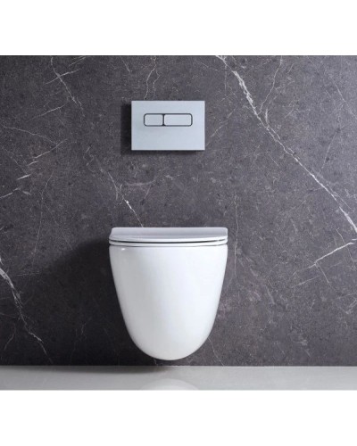 Комплект подвесной унитаз BelBagno Amanda BB051CHR + BB051SC + система инсталляции Grohe 38721001