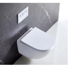 Комплект подвесной унитаз BelBagno Amanda BB051CHR + BB051SC + система инсталляции Villeroy & Boch 92246100