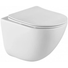 Комплект подвесной унитаз BelBagno Amanda BB051CHR + BB051SC + система инсталляции Jacob Delafon E29025-NF + E29027-CP