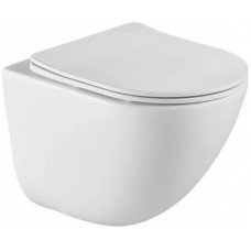 Комплект подвесной унитаз BelBagno Amanda BB051CHR + BB051SC + система инсталляции Jacob Delafon E29025-NF + E29026-01R