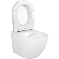 Комплект унитаза Aquatek Европа AQ1900-00 с инсталляцией Cersanit Black 35 S-IN-BLACK-Cg-w с сиденьем Микролифт и клавишей смыва Хром