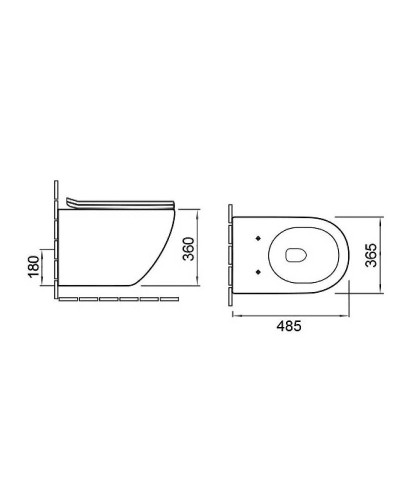 Комплект унитаза Vincea Globo VT1-14S с инсталляцией Cersanit Black 35 S-IN-BLACK-Cg-w с сиденьем Микролифт и клавишей смыва Хром