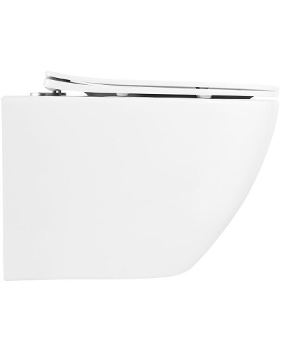 Комплект унитаза BelBagno Uno BB3105CHR/SC с инсталляцией Cersanit Black 35 S-IN-BLACK-Cg-w с сиденьем Микролифт и клавишей смыва Хром