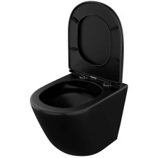 Комплект унитаза Owl 1975 Vind Cirkel-H OWLT190305 с инсталляцией Cersanit Black 35 S-IN-BLACK-Cg-w с сиденьем Микролифт и клавишей смыва Хром
