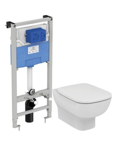Комплект подвесной унитаз T386001 + T318101 + система инсталляции R020467 Ideal Standard Prosys Esedra AquaBlade T386401