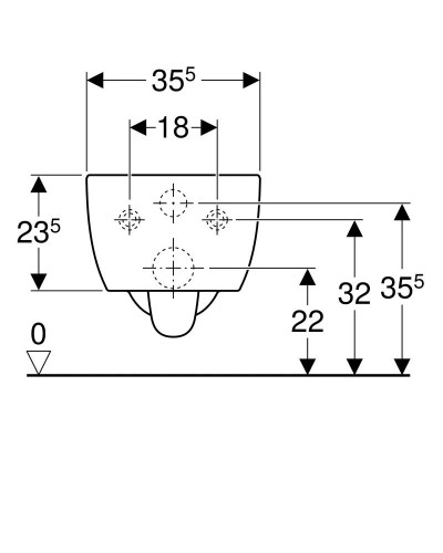 Комплект подвесной унитаз 204060000 + 574130000 + система инсталляции 111.362.00.5 Geberit iCon 500.362.00.I