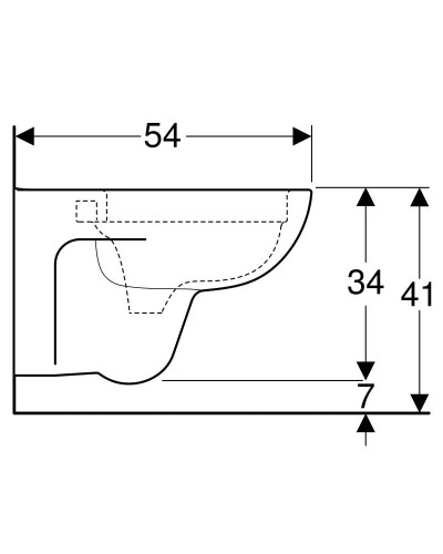 Комплект подвесной унитаз 203050000 + 573025000 + система инсталляции 458.124.21.1 Geberit Renova 500.124.21.R