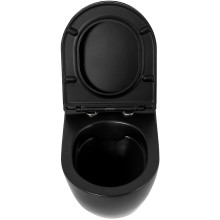 Комплект унитаза с инсталляцией BelBagno Colorato BB062CHR-MB/BB062SC-MB/BB002-80/BB007-PR-NERO.M с сиденьем Микролифт и Черной матовой клавишей смыва