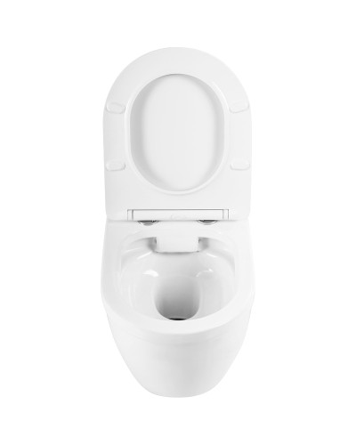 Комплект унитаза с инсталляцией BelBagno Loto BB070CHR/SC/BB002-80/BB005-PR-CHROME с сиденьем Микролифт и клавишей смыва Хром глянцевый