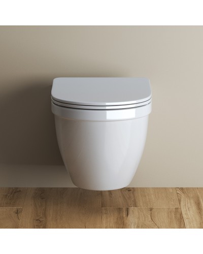 Комплект унитаза с инсталляцией BelBagno Loto BB070CHR/SC/BB002-80/BB005-PR-CHROME с сиденьем Микролифт и клавишей смыва Хром глянцевый