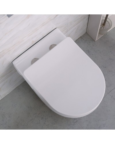 Комплект унитаза с инсталляцией BelBagno Loto BB070CHR/SC/BB002-80/BB005-PR-CHROME с сиденьем Микролифт и клавишей смыва Хром глянцевый